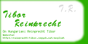 tibor reinprecht business card